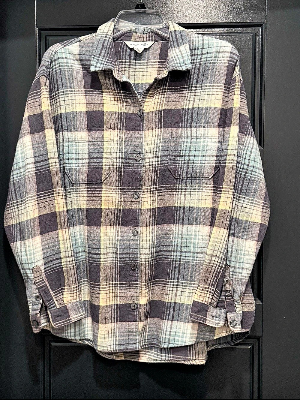 Old Navy Women’s Boyfriend Flannel Size Large